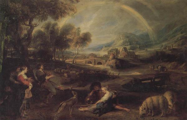 Peter Paul Rubens Landscape with a Rainbow